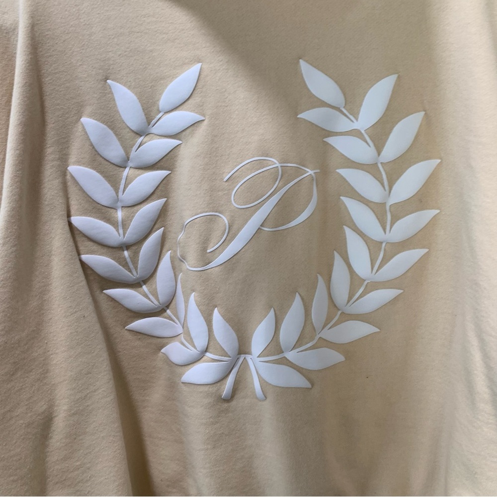 Victoria's Secret Pink Zip Up With Design Tan Hoodie - Picture 9 of 9